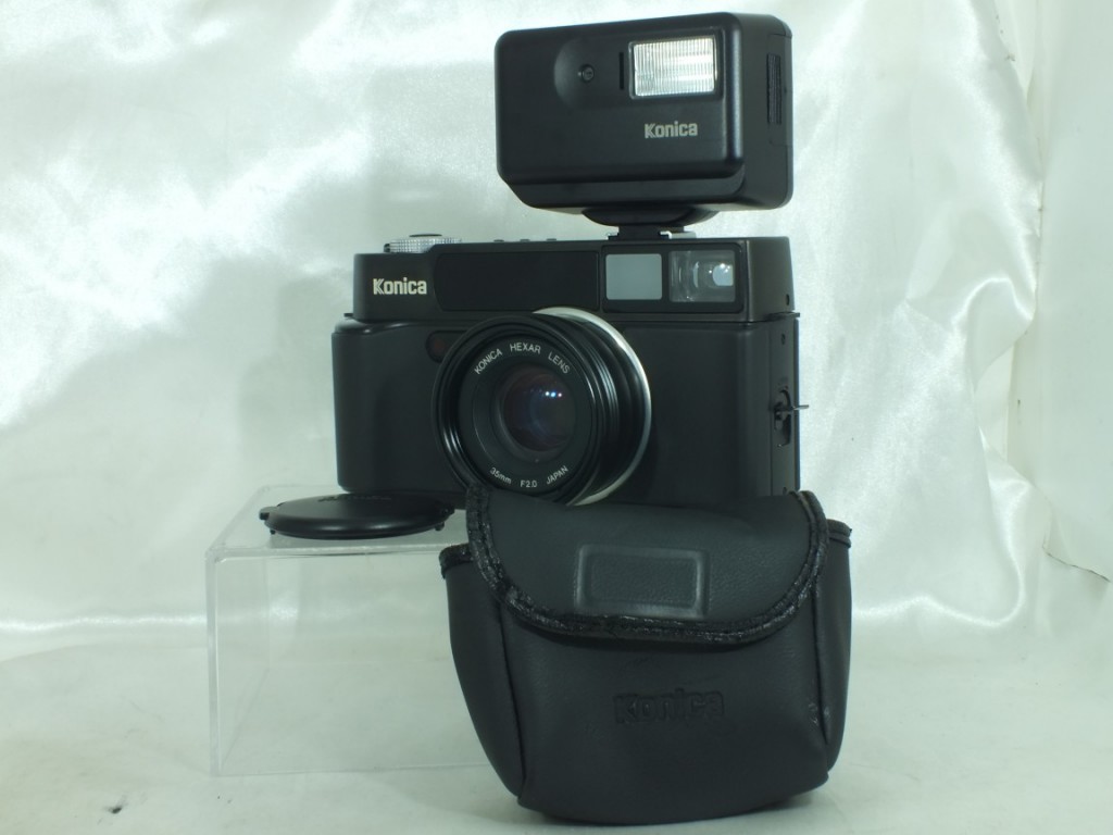 Konica(コニカ) ヘキサー 35mmF2 ストロボ付き | 新宿の稀少中古カメラ 