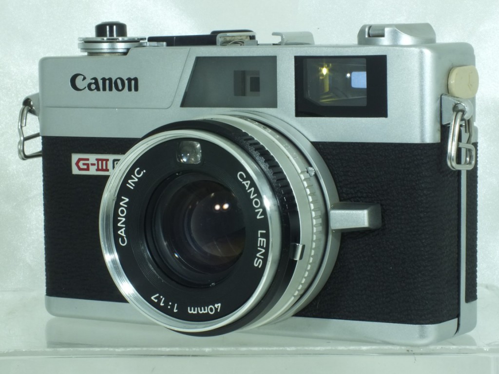 Canon(キヤノン) キャノネットG-III QL17 40mmF1.7 | 新宿の稀少中古カメラ・フィルムカメラ販売/高額買取ならラッキーカメラ店