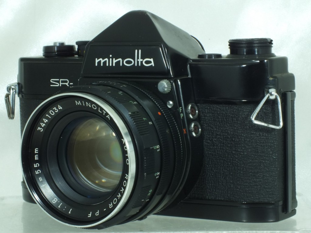 MINOLTA(ミノルタ) SR-1 ブラック オートロッコールPF55ｍｍF1.8 |  新宿の稀少中古カメラ・フィルムカメラ販売/高額買取ならラッキーカメラ店