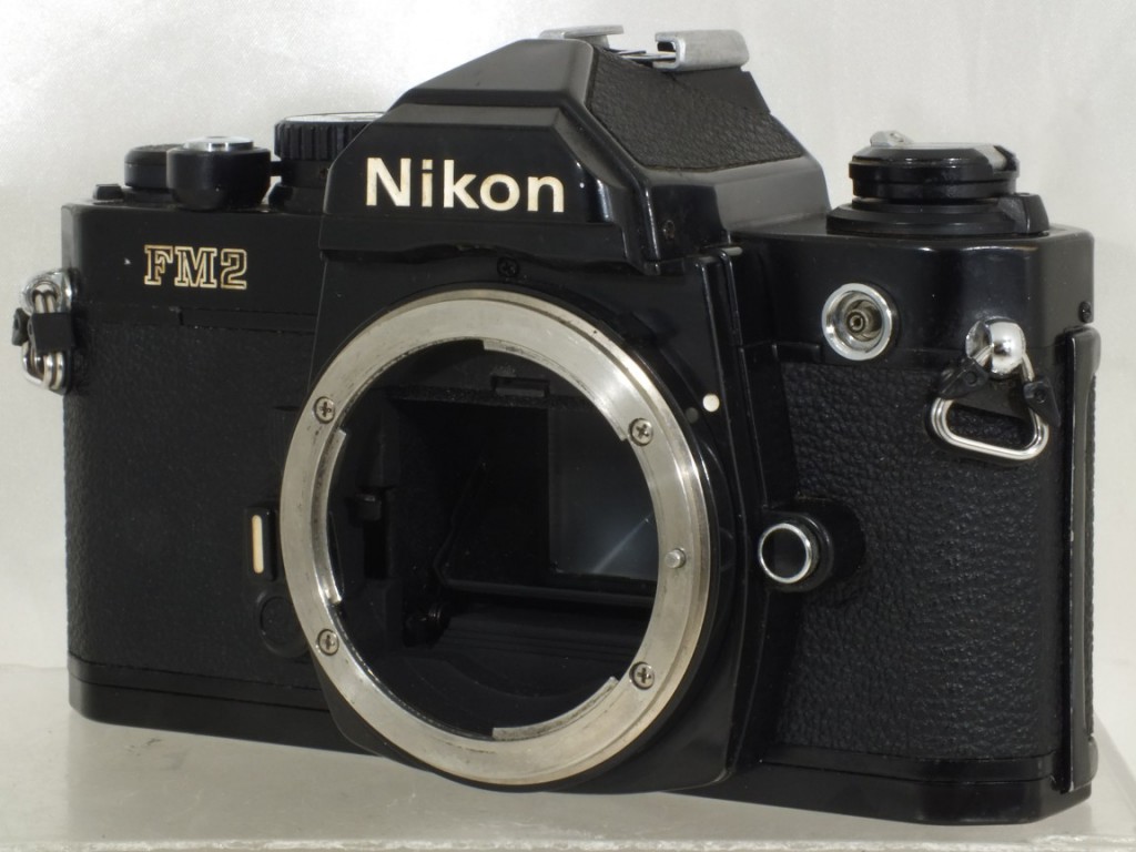 注目 ニコン Nikon New ブラック ボディ FM2 フィルムカメラ ...